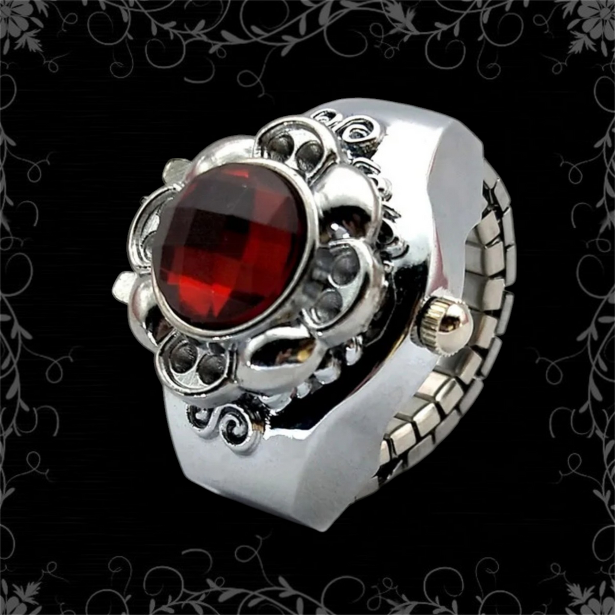 ཐི Watch Ring (red) ཋྀ