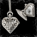 ཐི Heart Watch Necklace ཋྀ