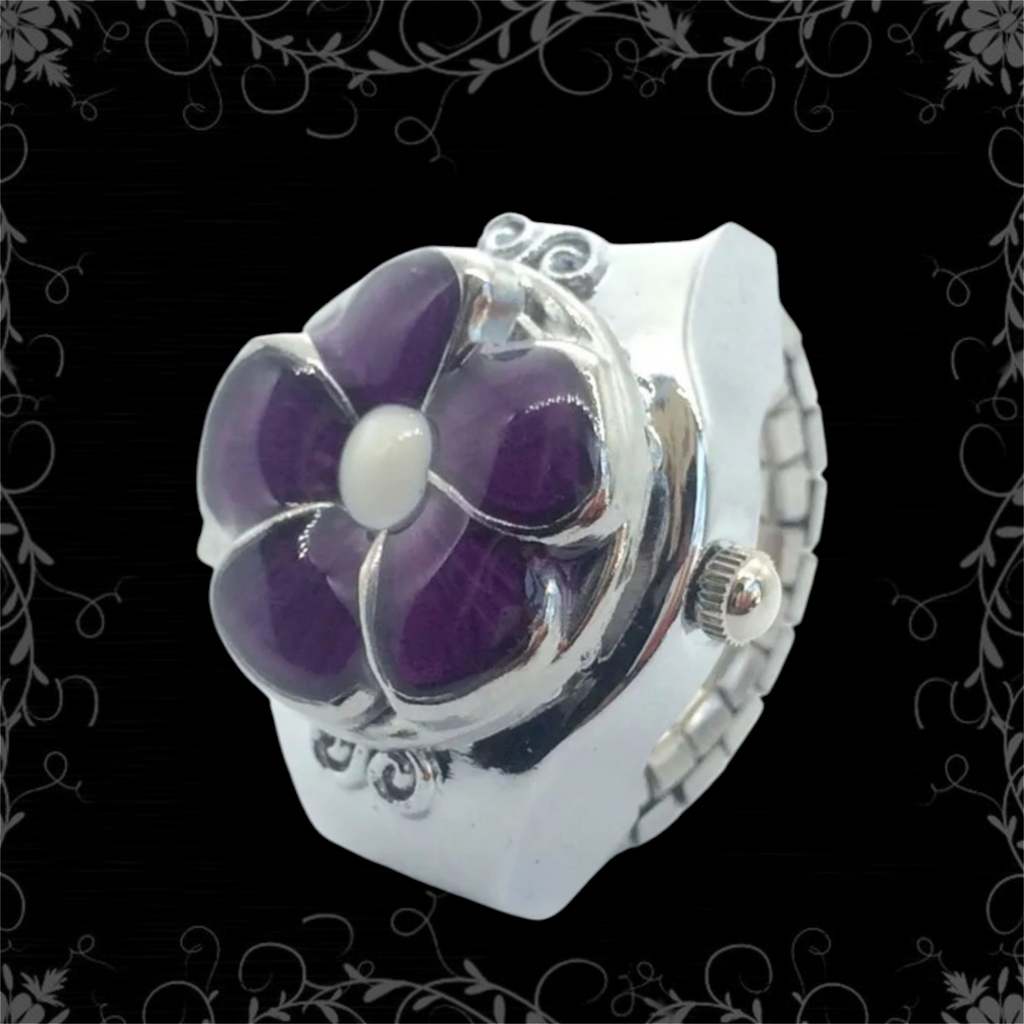 ཐི Floral Watch Ring ཋྀ