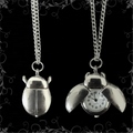 ཐི Beetle Watch Necklace ཋྀ