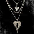 ཐི Fallen Grace 3 Layer Necklace ཋྀ