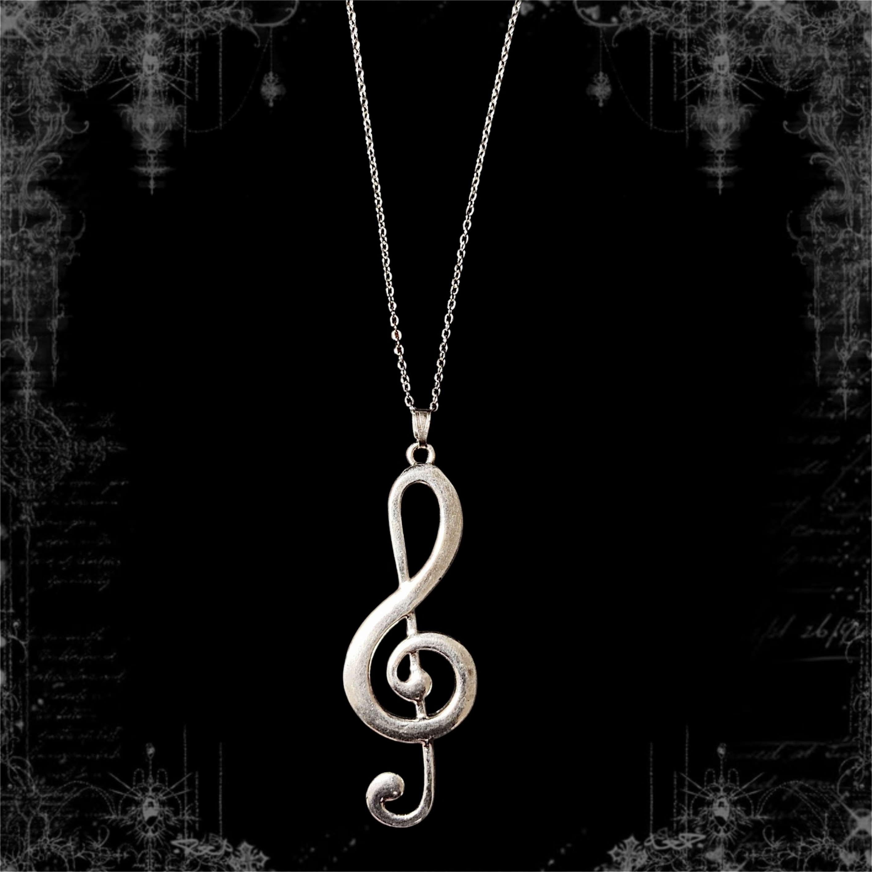 Treble Clef Necklace 𝄞