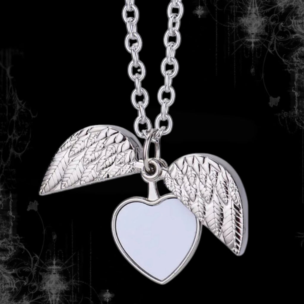 ཐི Wing Necklace Openable (2) ཋྀ