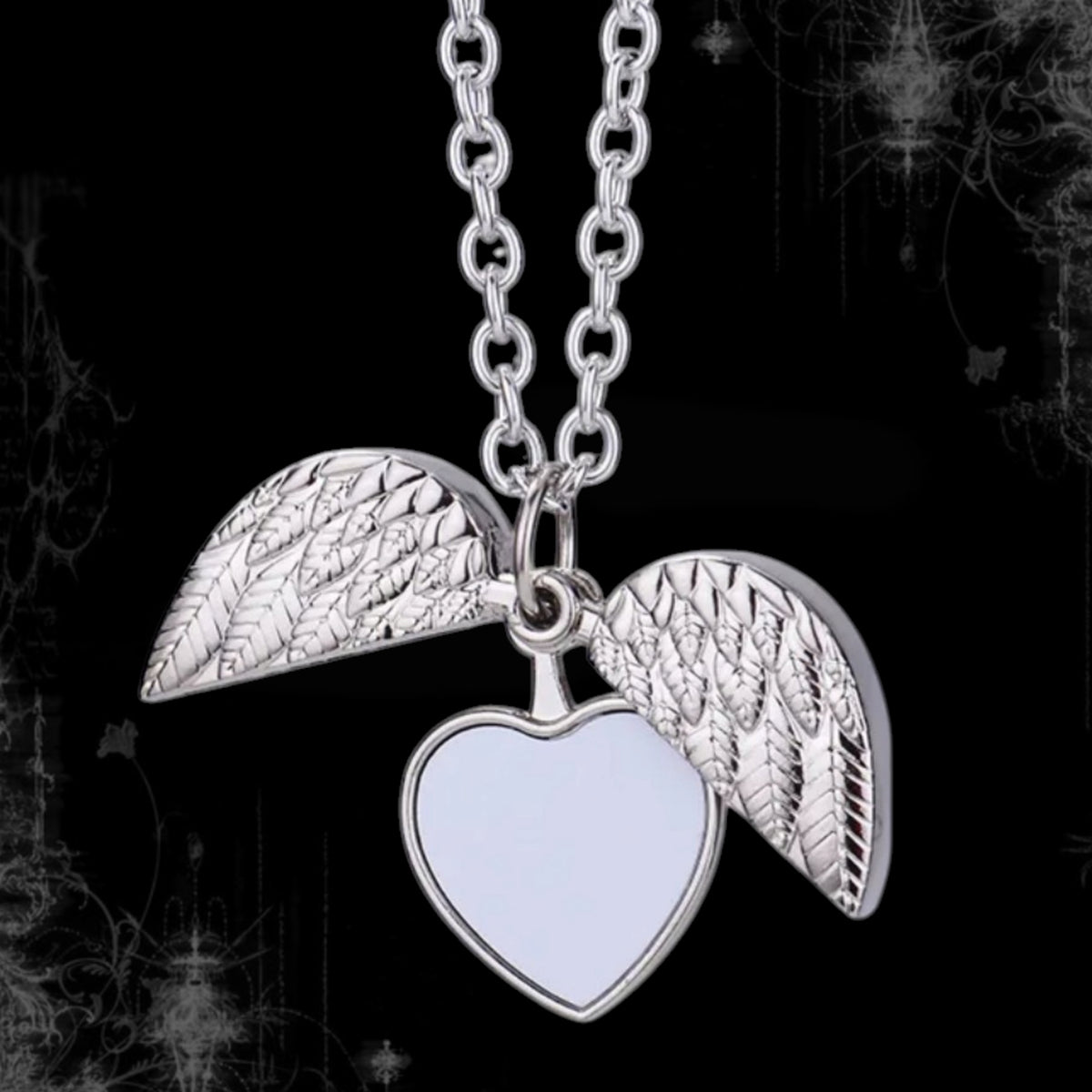 ཐི Wing Necklace Openable (2) ཋྀ