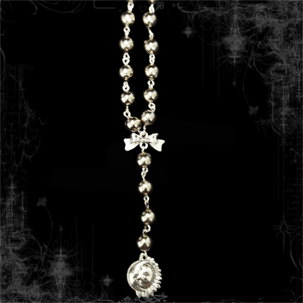 ཐི Sun & Moon Y Necklace ཋྀ