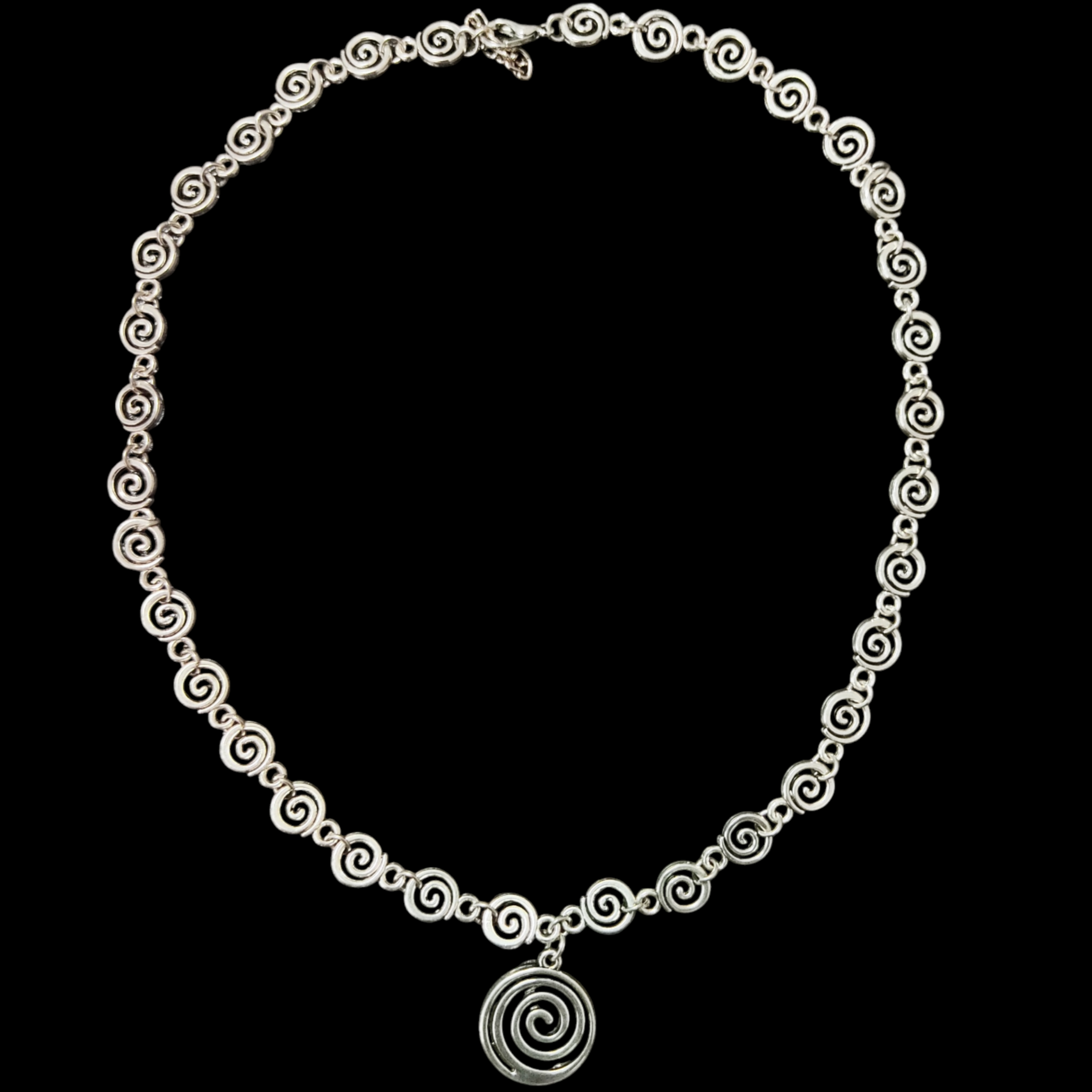 ˚₊‧꒰ა Swirl Necklace ໒꒱ ‧₊˚