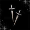 ཐི Sword Earrings ཋྀ
