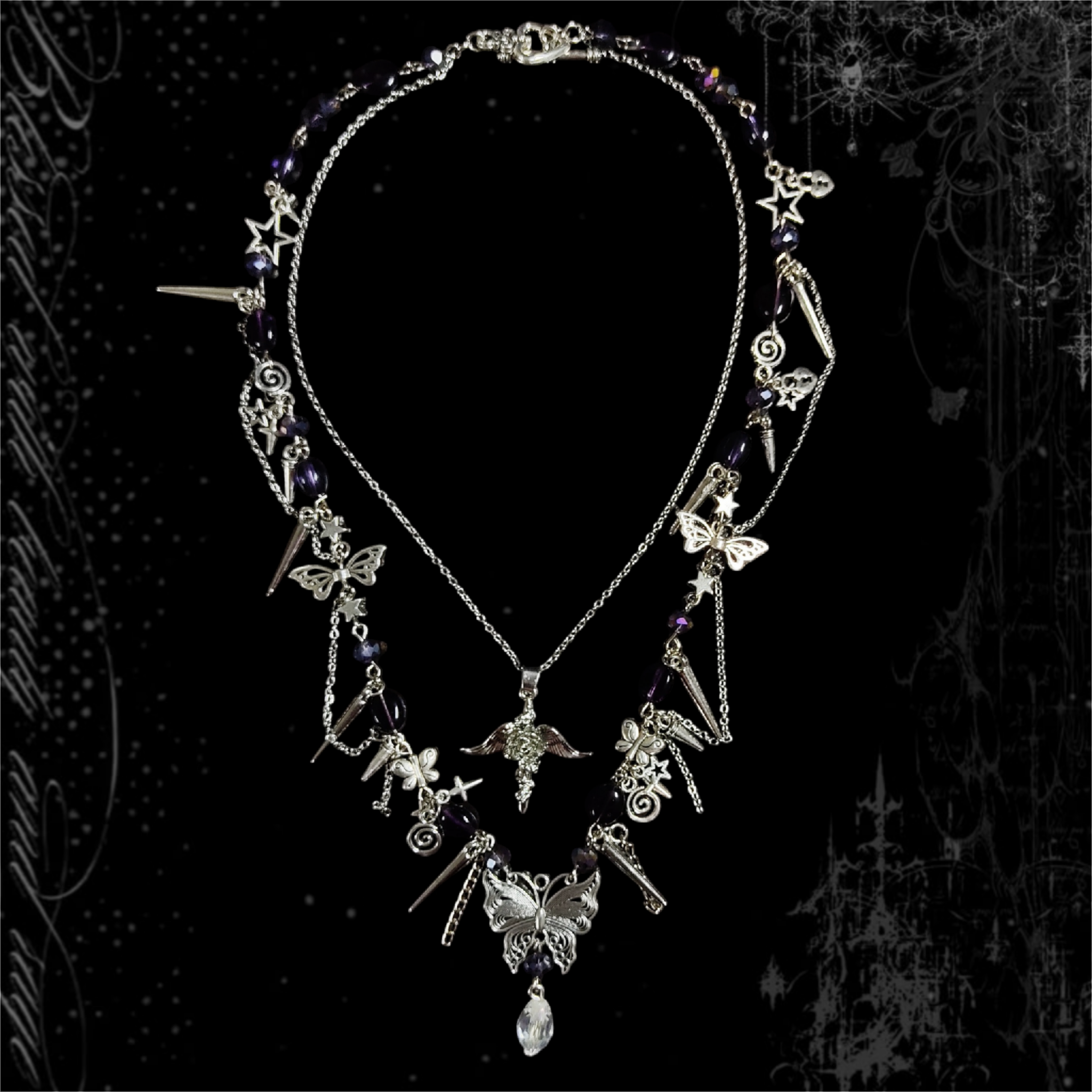 ཐི Fallen Fae Necklace ཋྀ