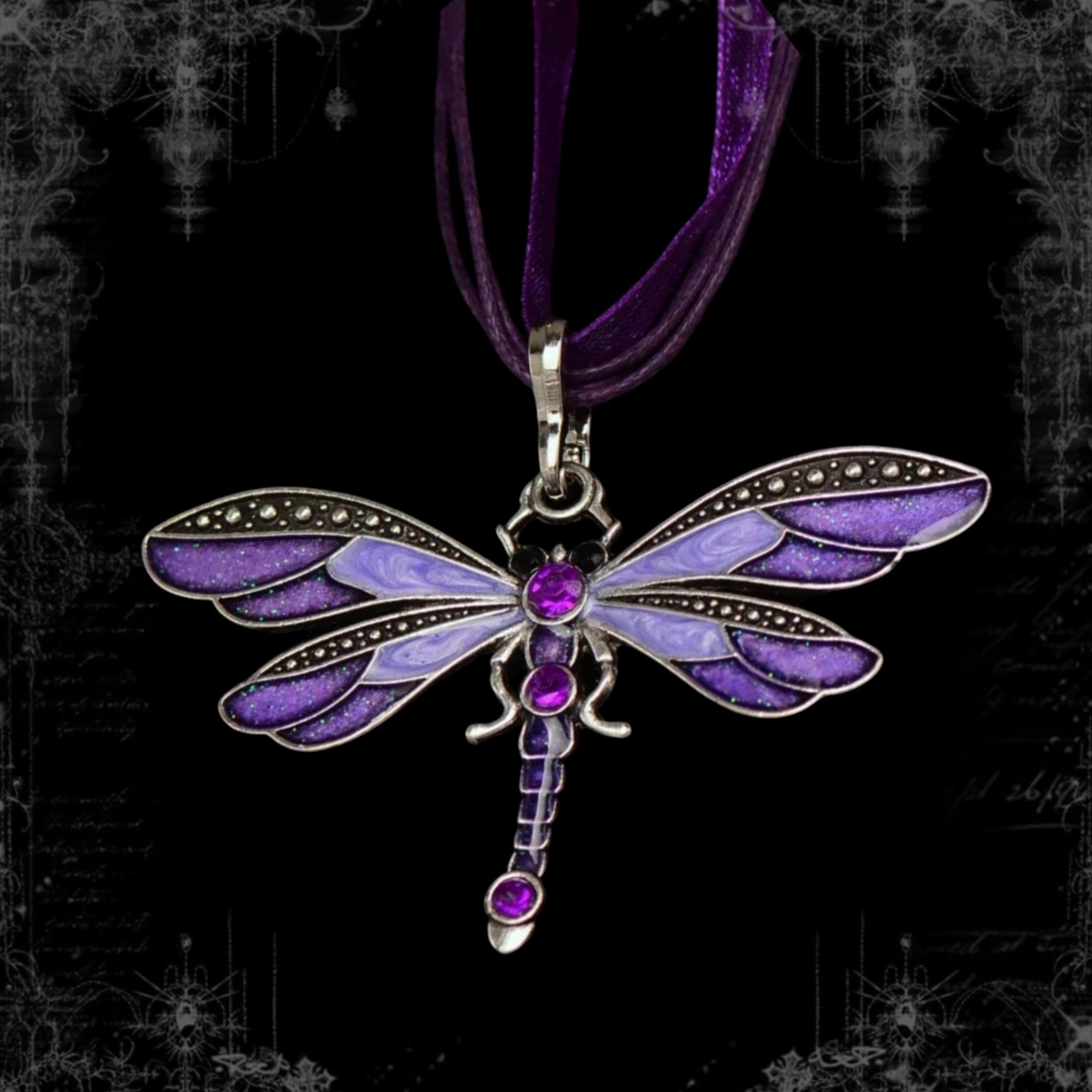 ཐི Dragonfly Necklace ཋྀ