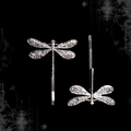 ཐི Dragonfly Hairclips ཋྀ
