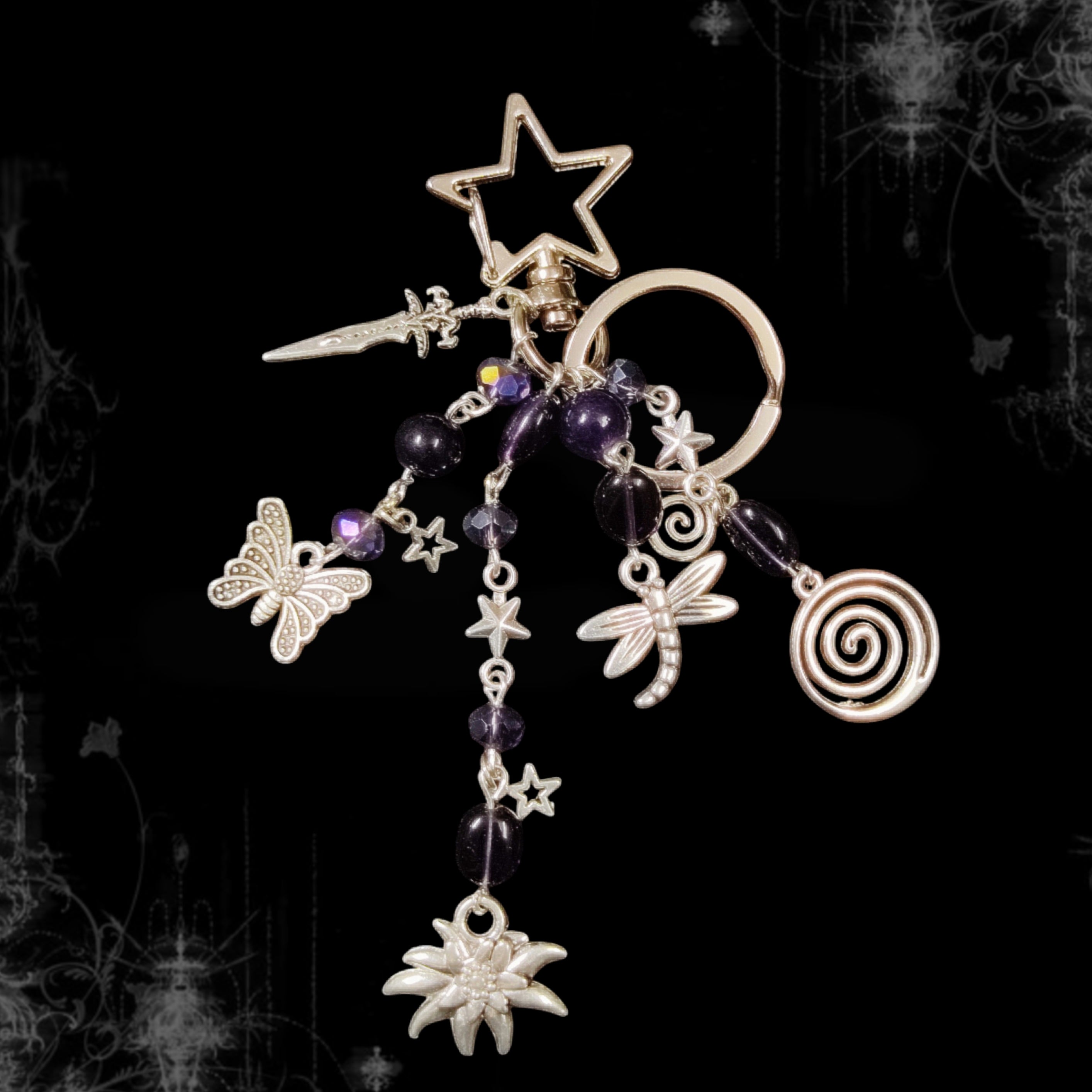 ཐི Charmdrop Keychain ཋྀ