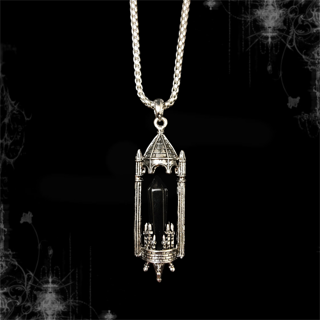 ཐི Gothic Crystal Necklace ཋྀ
