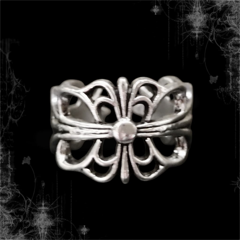 ཐི Classic Floral Ring (2) ཋྀ