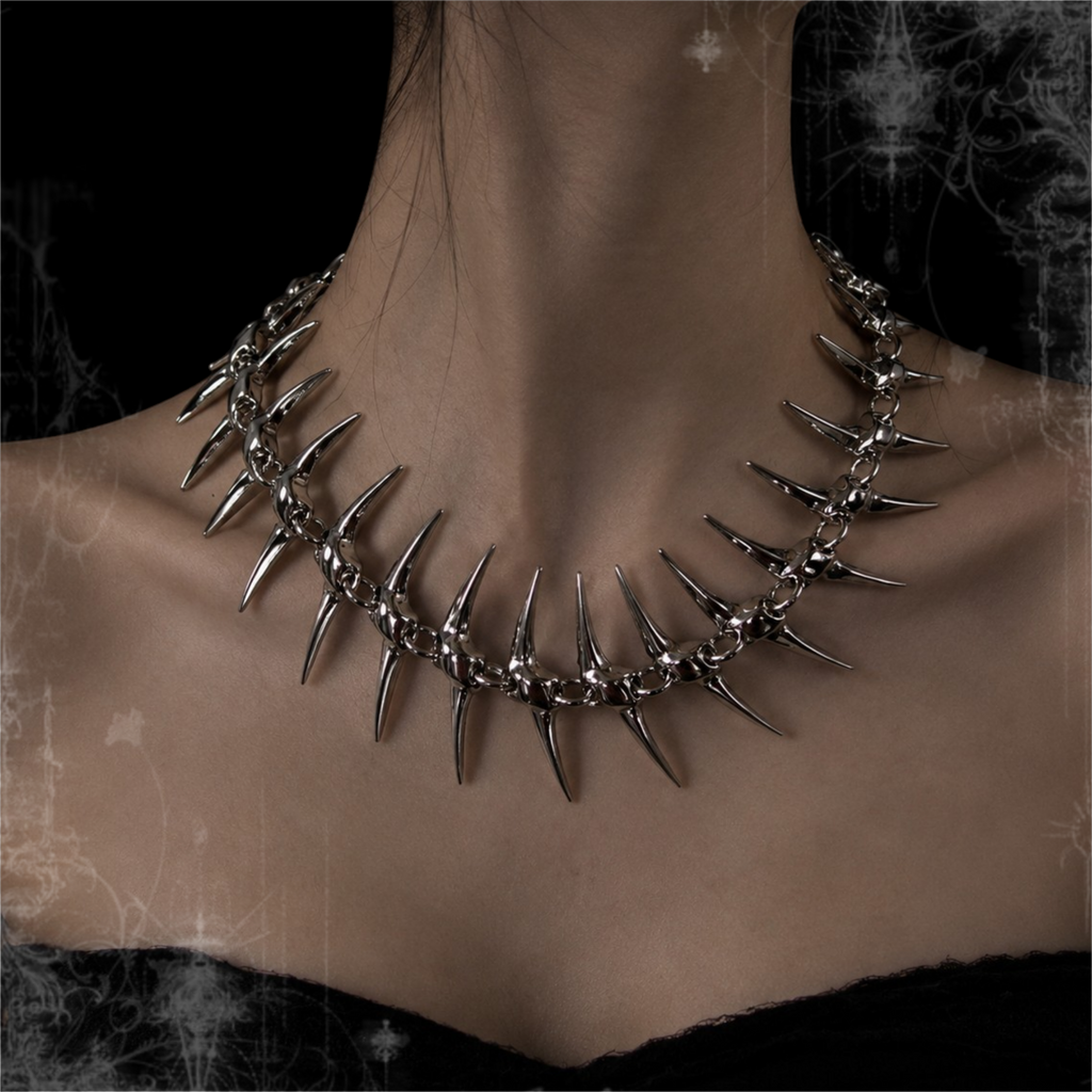 ཐི Fishbone Y Necklace ཋྀ
