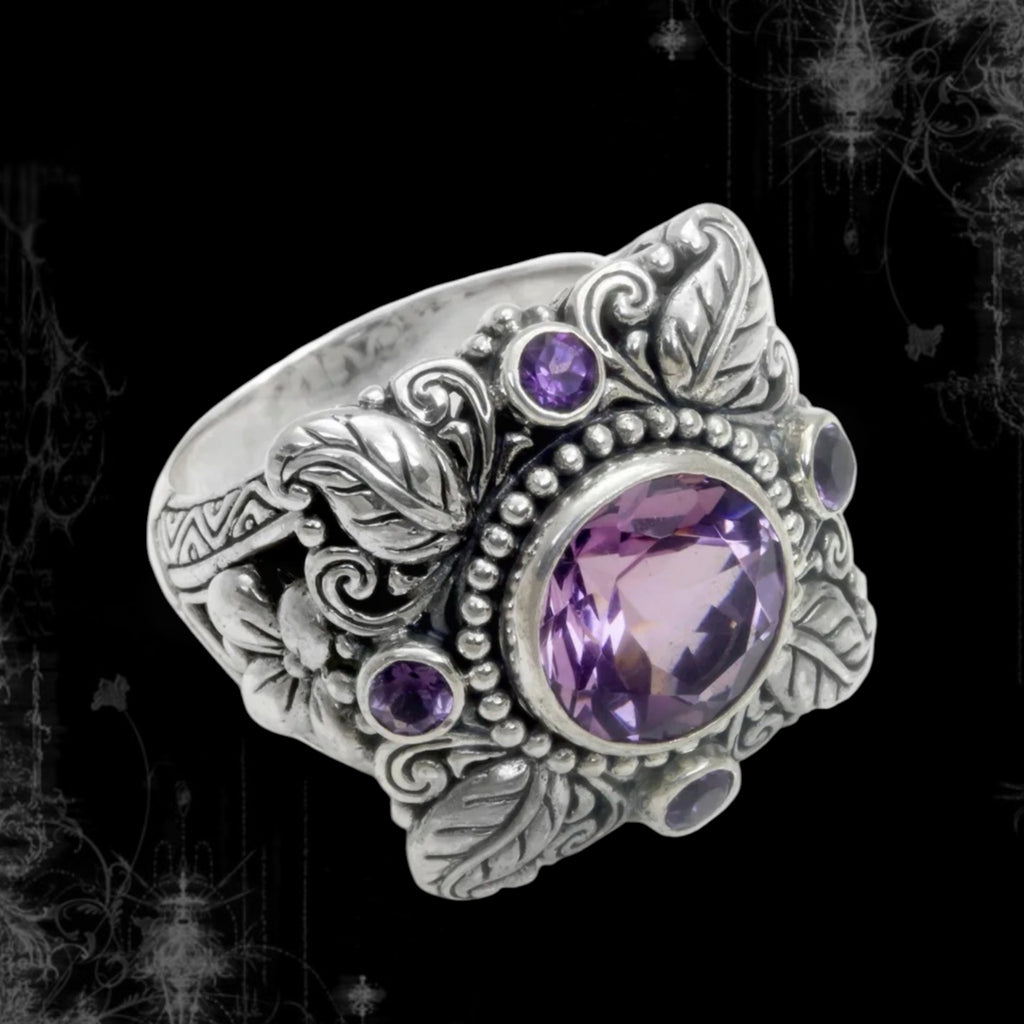ཐི Violet Thorn Ring ཋྀ