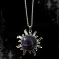 ཐི Amethyst Sun Necklace  ཋྀ