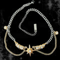 ཐི Fallen Star Necklace (gold) ཋྀ