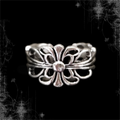 ཐི Classic Floral Ring (1) ཋྀ