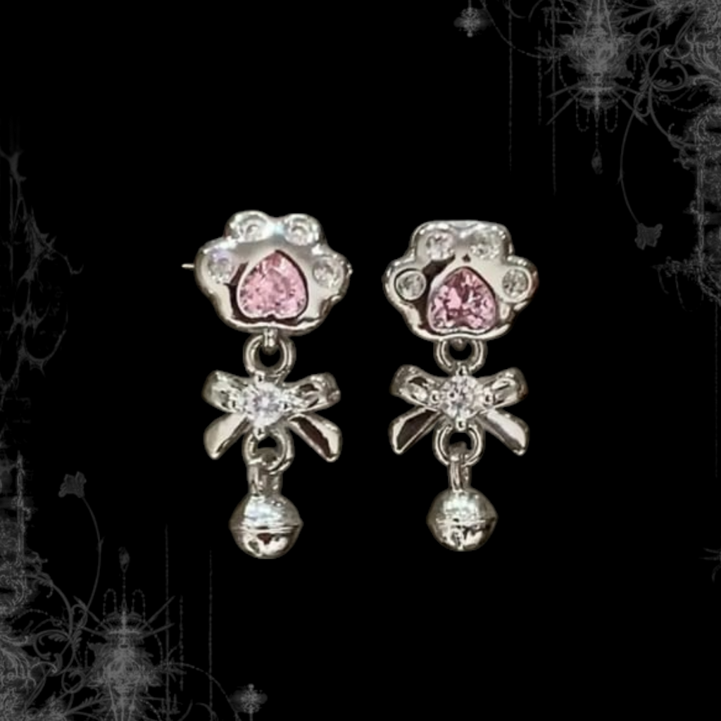 ཐི Pawbell Earrings ཋྀ