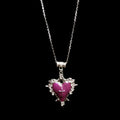 ཐི Heart w Cross (purple) ཋྀ