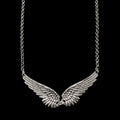 ཐི Fallen Wings Necklace ཋྀ