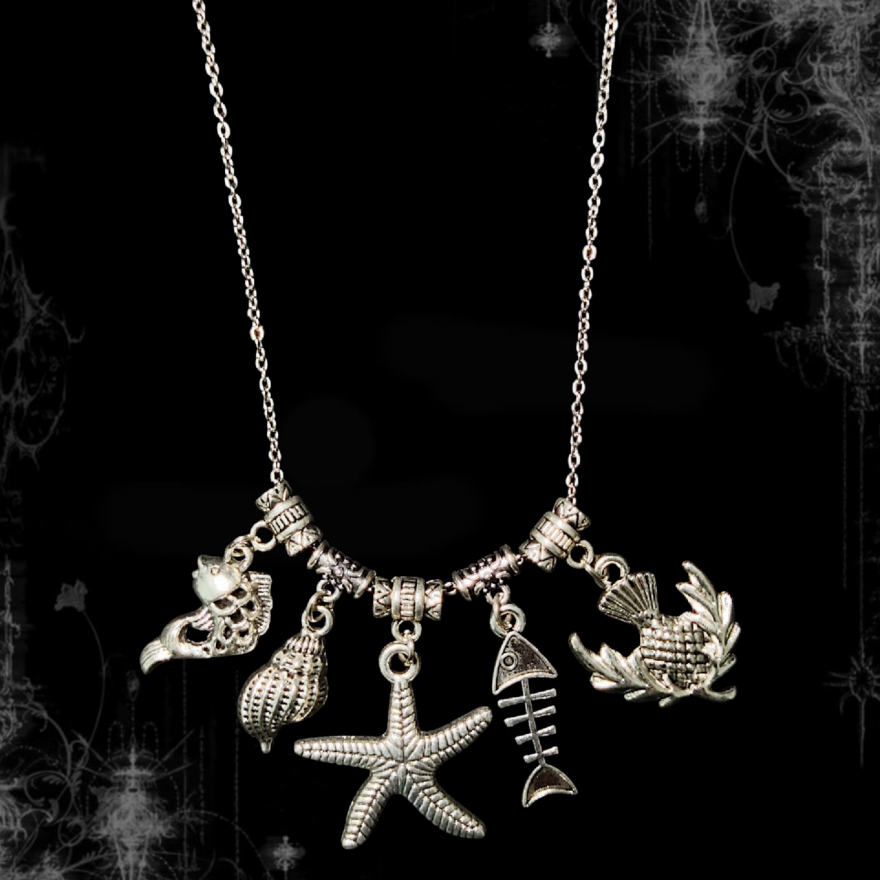 ཐི Siren's Keep 2 Layer Necklace ཋྀ
