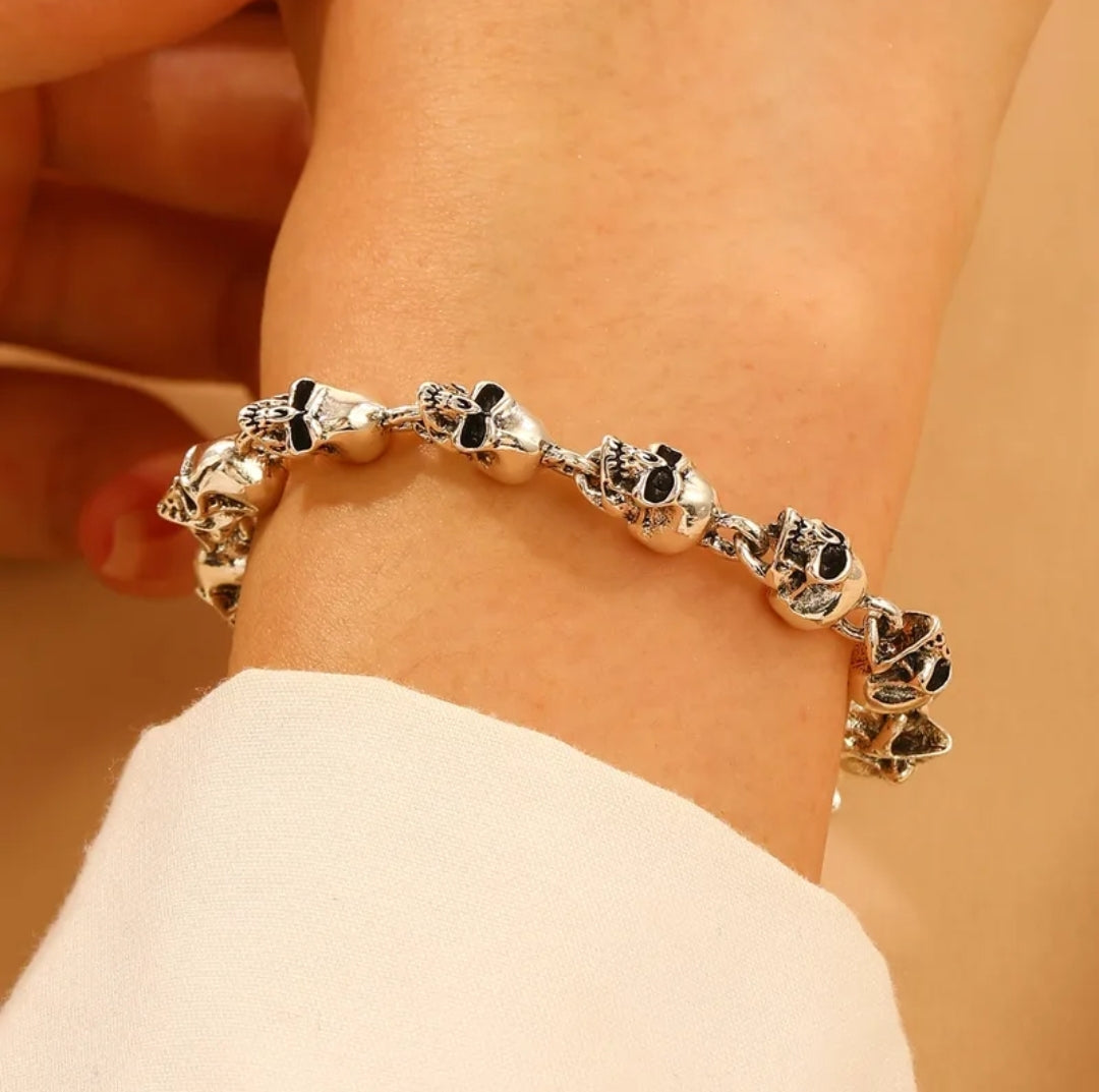 ཐི Skull Chain Bracelet ཋྀ