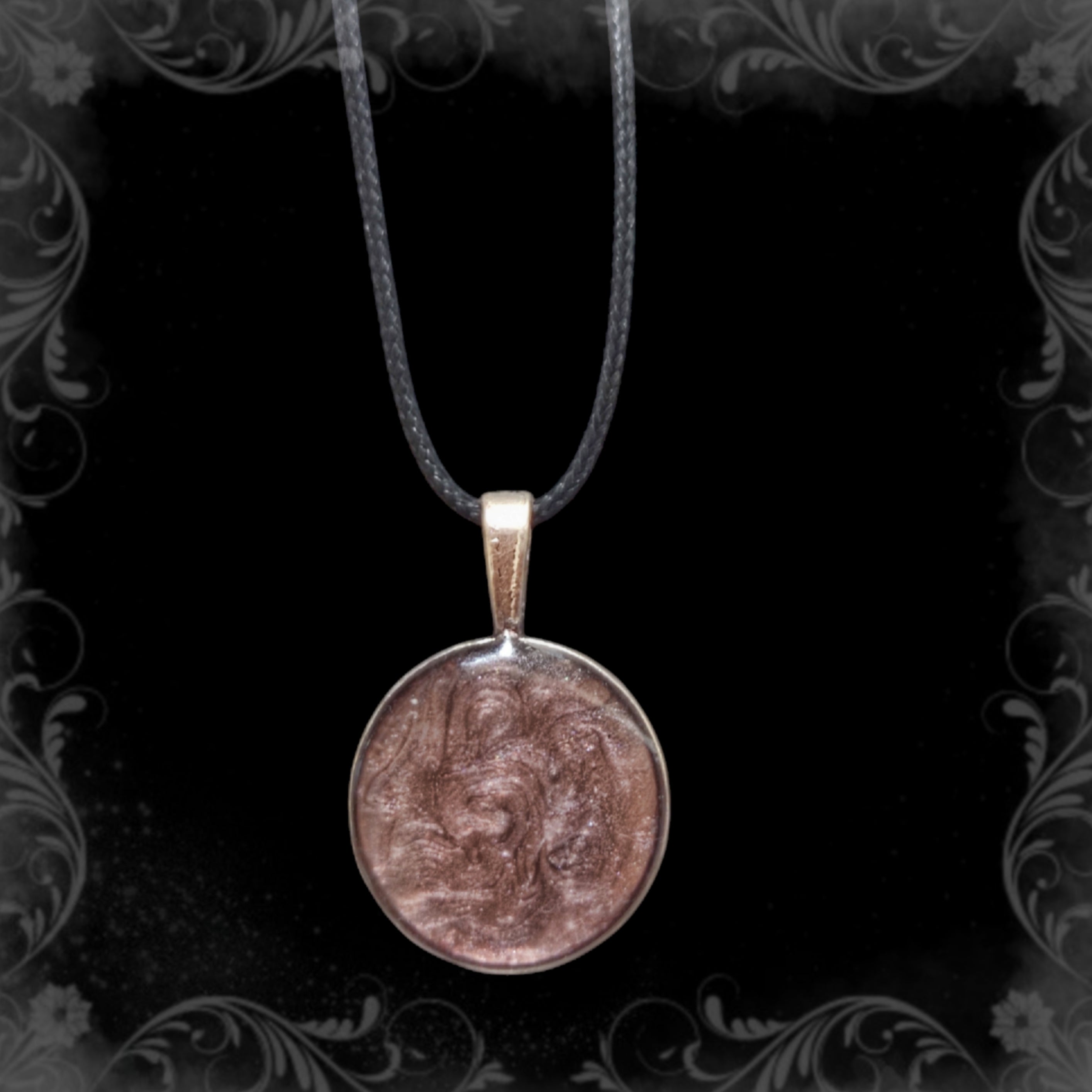 ⋆.ೃRound Pendant Necklace (8) ࿔.𖥔 ݁
