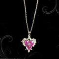 ཐི Heart w Cross (purple) ཋྀ