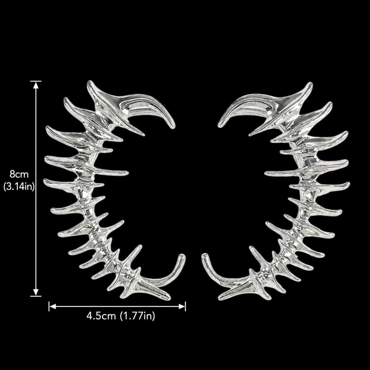 ཐི Spiked Ear Cuff (large size) ཋྀ