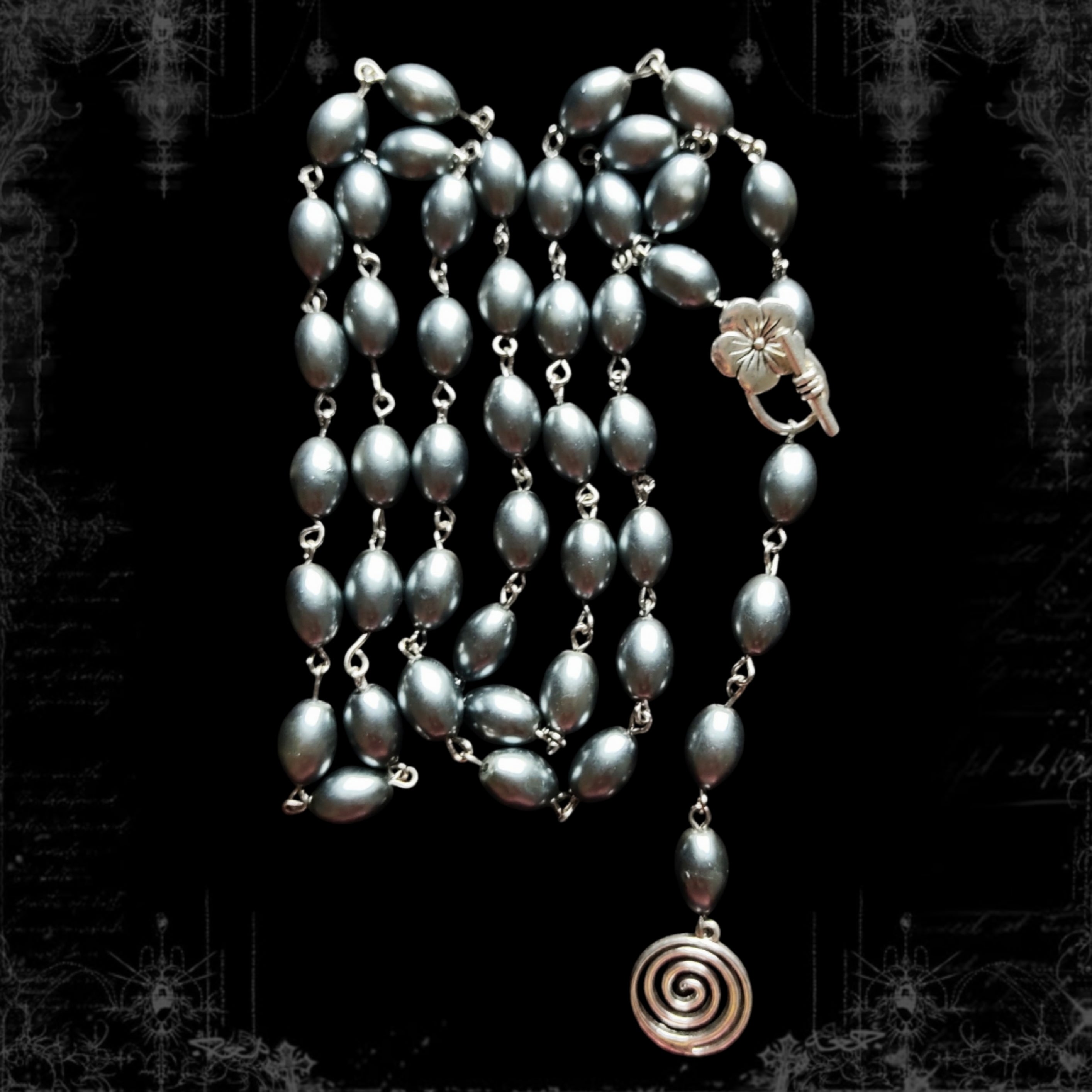 ཐི Ashen Y Necklace ཋྀ