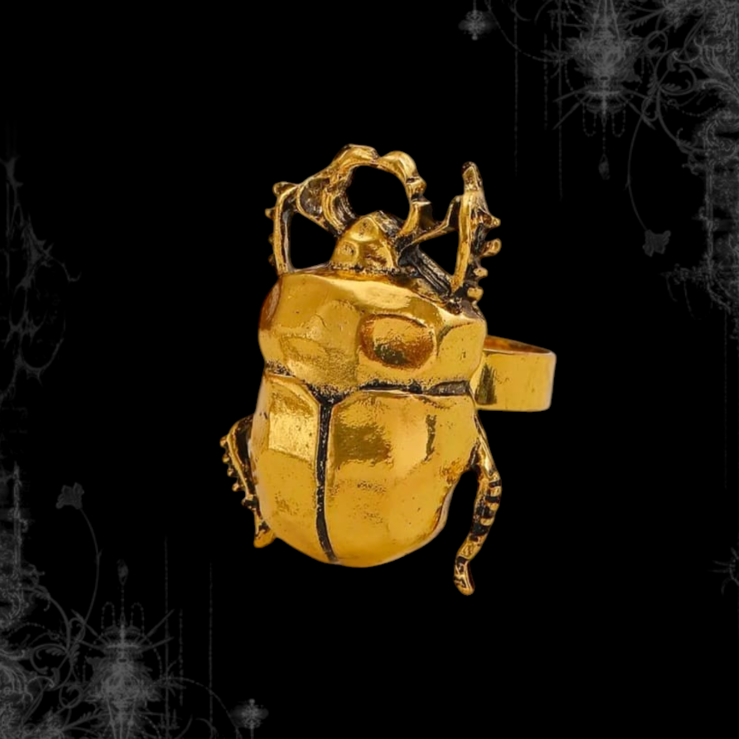 ཐི Buggy Ring (golden) ཋྀ