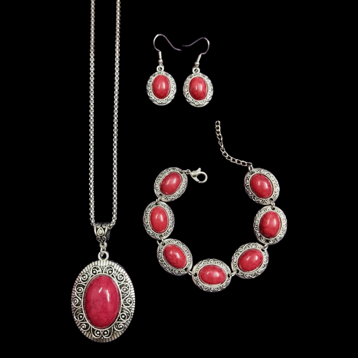 ཐི Antique Redstone Set (3) ཋྀ