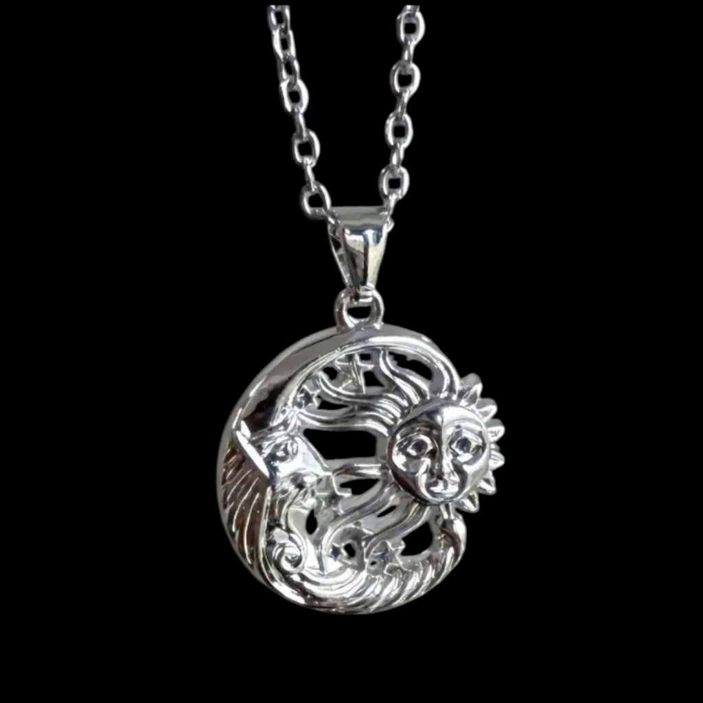 ཐི Moon & Sun Necklace ཋྀ