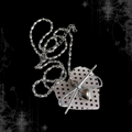 ཐི Polka Dot Necklace (white) ཋྀ