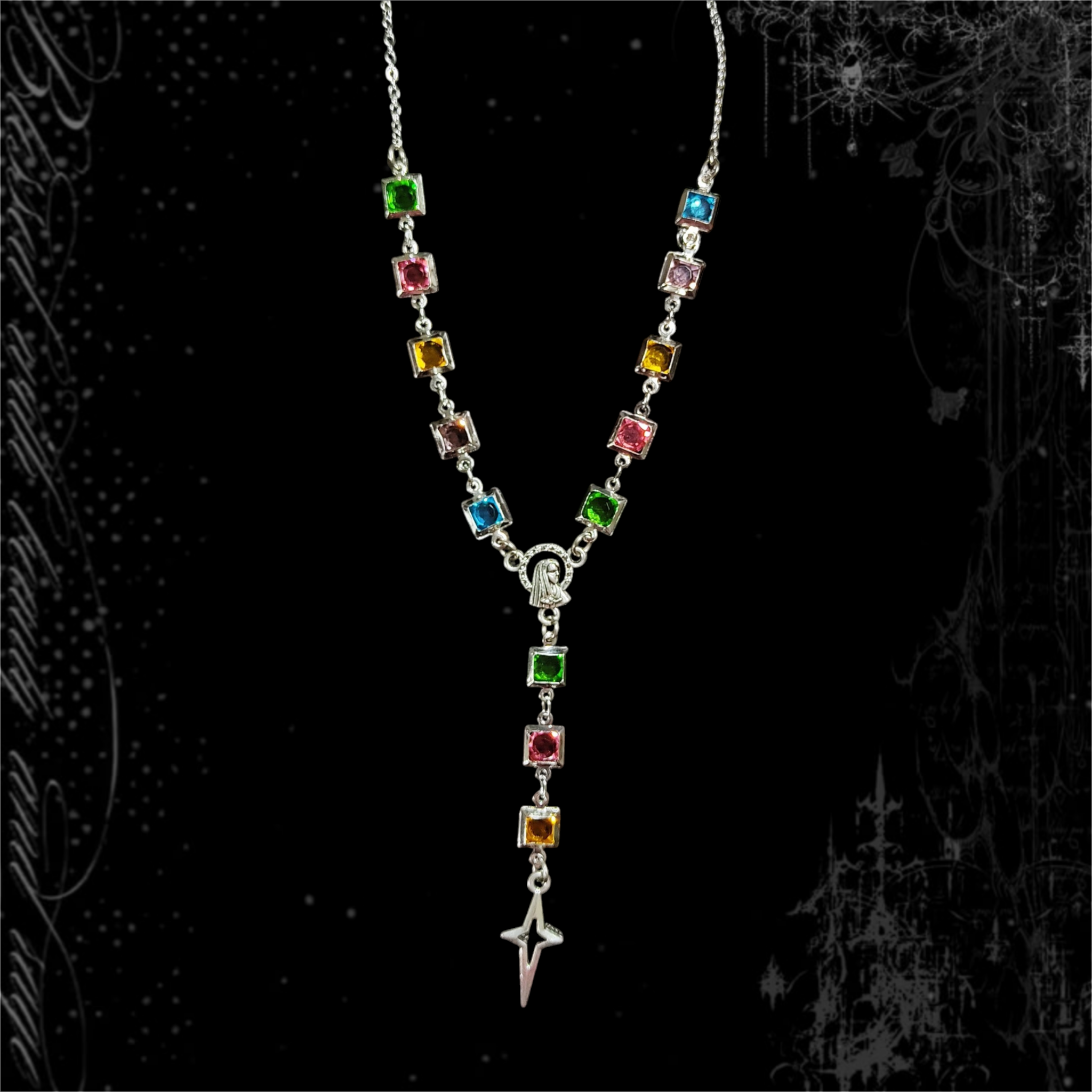 ཐི Ankhbound Two Layer Necklace ཋྀ