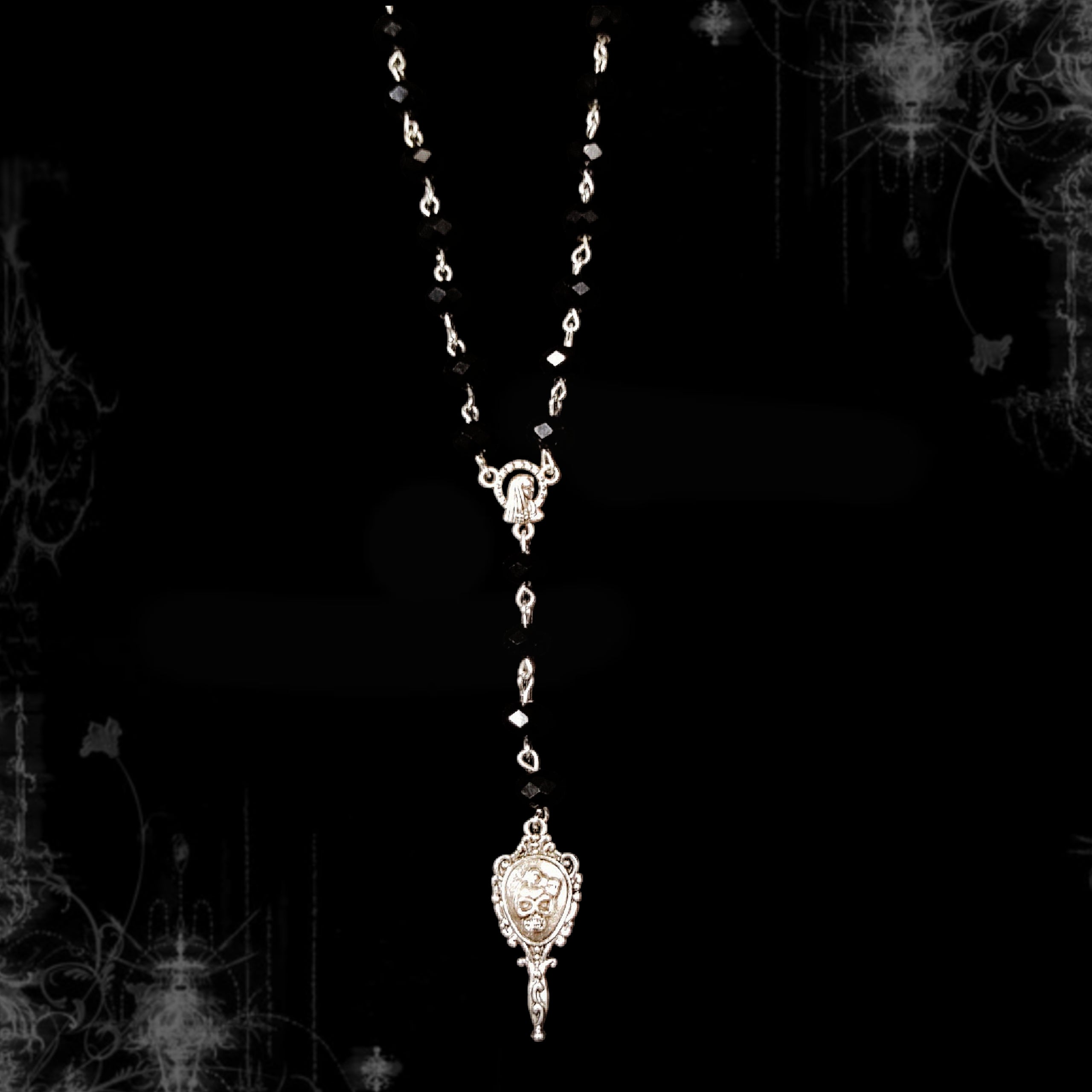 ཐི Skull Y Necklace ཋྀ