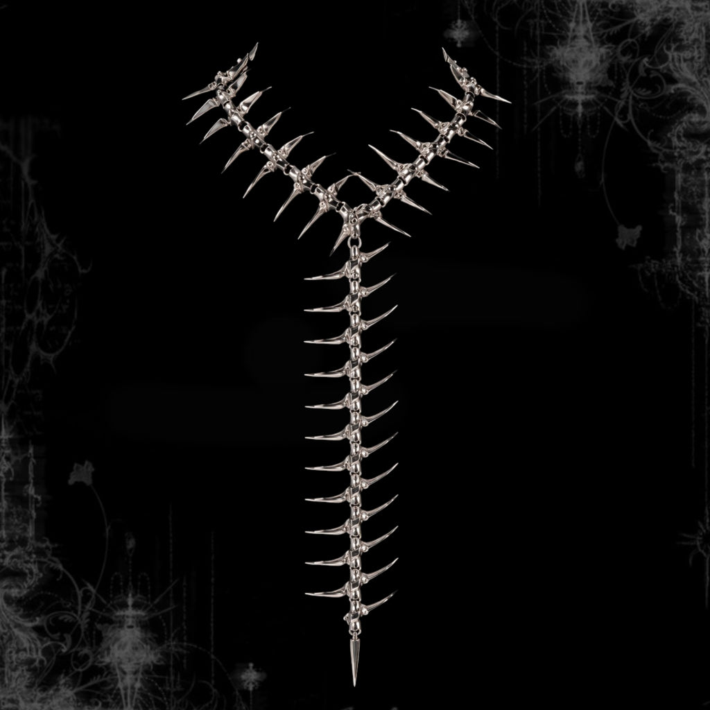 ཐི Fishbone Y Necklace ཋྀ