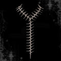 ཐི Fishbone Y Necklace ཋྀ
