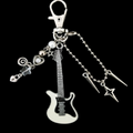 𝄞⨾𓍢ִ໋White Guitar Keychainྀི