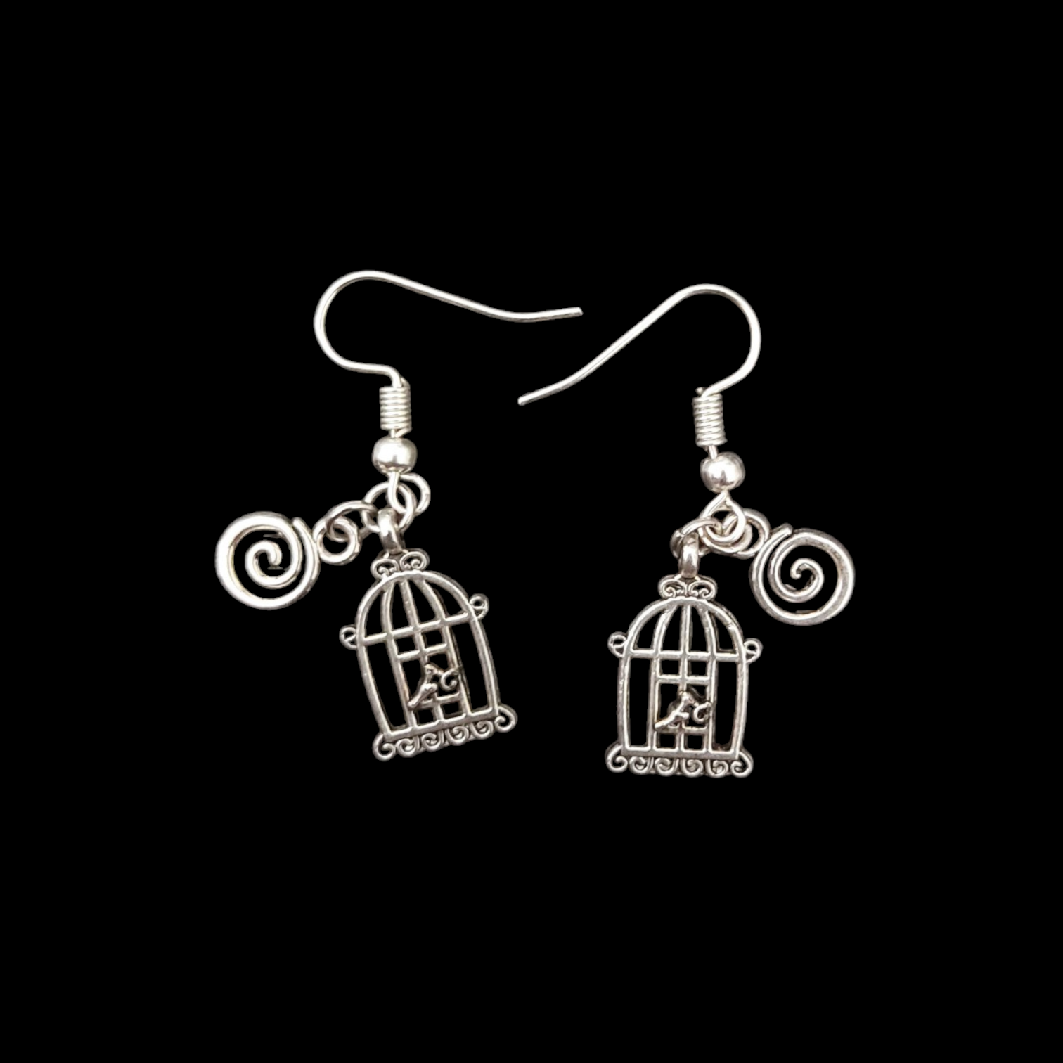 ˚₊‧꒰ა Cage Earrings ໒꒱ ‧₊˚