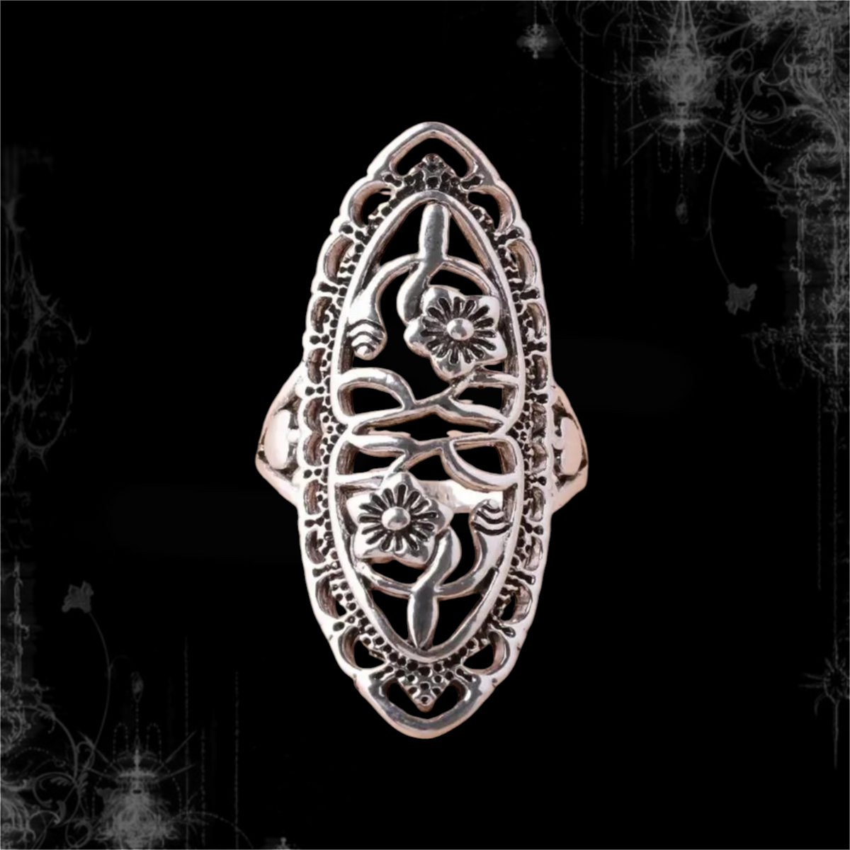 ཐི Floral Ring ཋྀ