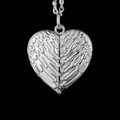 ཐི Winged Heart Locket (Opens) ཋྀ