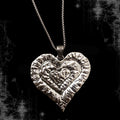 ཐི Giant Heart Necklace ཋྀ