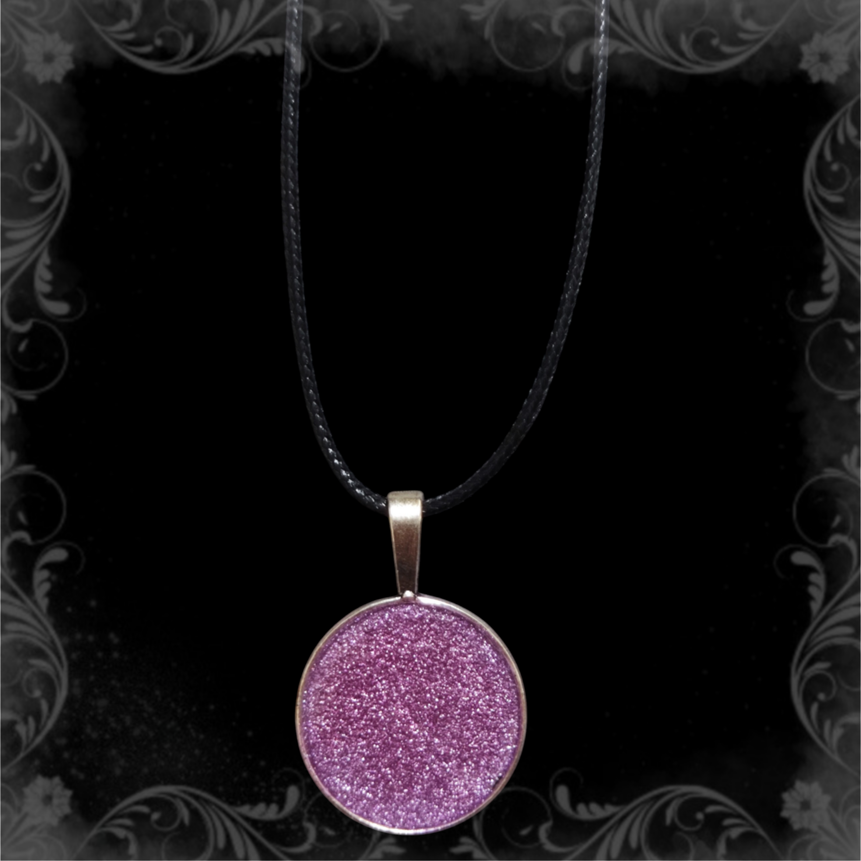⋆.ೃRound Pendant Necklace (5) ࿔.𖥔 ݁