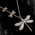 ཐི Dragonfly Necklace ཋྀ
