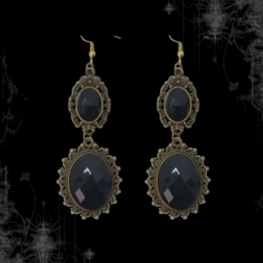 ཐི Lace Choker W Earrings ཋྀ
