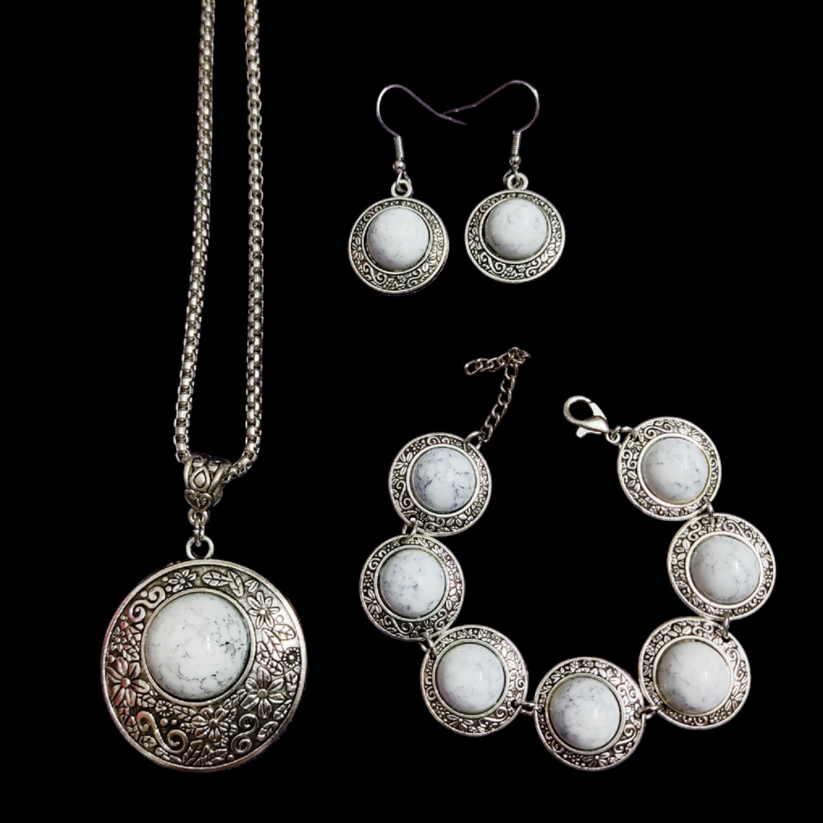 ཐི White Marble Set (1) ཋྀ