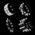 ཐི Studded Bracelet Combo ཋྀ