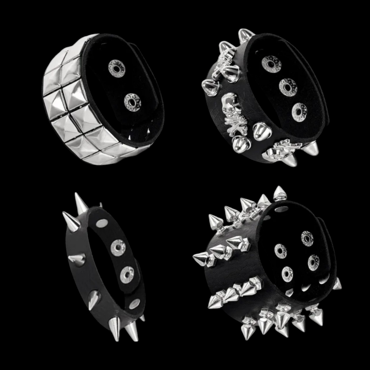 ཐི Studded Bracelet Combo ཋྀ